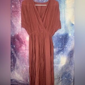 Cupshe Rust Maxi Dress
